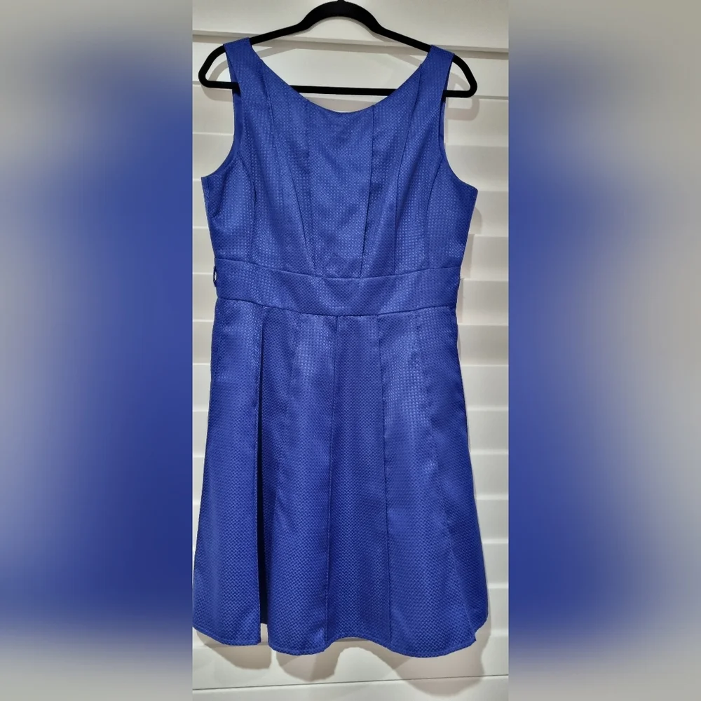 Review Cobalt Blue Dress - Size 14 - Picture 1 of 2